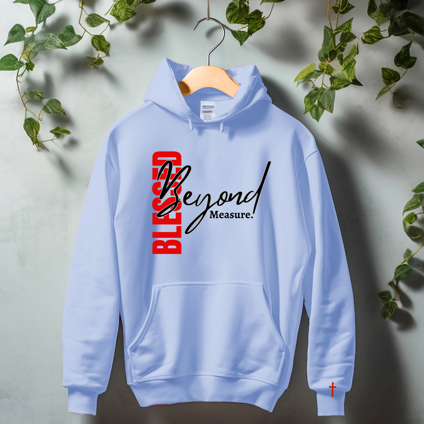 Blessed Beyond Measure Hoodie | Men's Fashion | Unisex Apparel | Christian Apparel | Mens Christian Hoodie