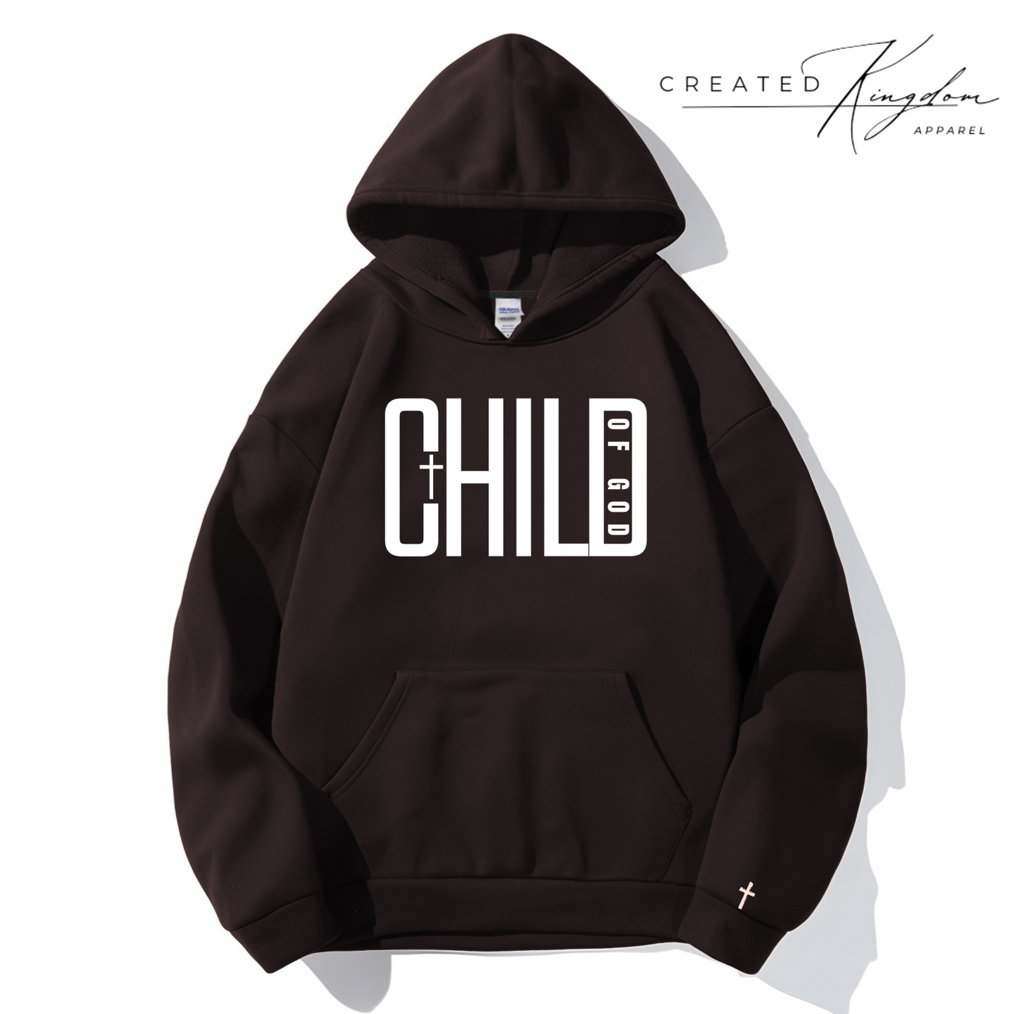 Child of God Hoodie| Black\Burgundy Hoodie | Mens Stylish Apparel | Mens Christian Top