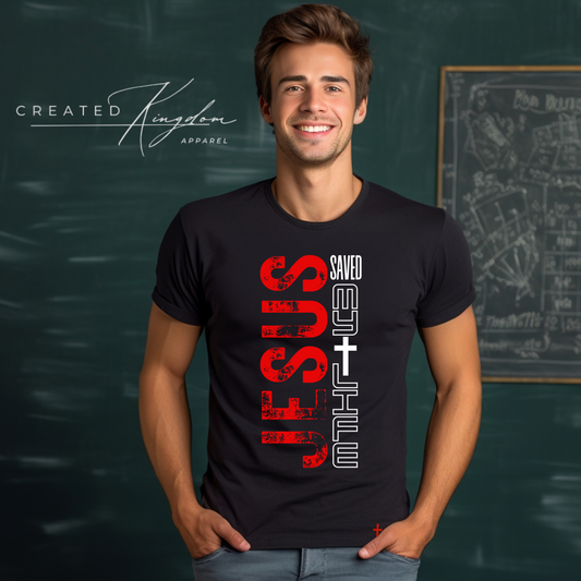 Jesus Saved My Life T-shirt | Mens Apparel | Christian Apparel